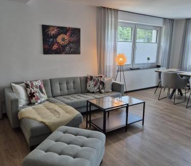 Dedenborn Apartamento | Ferienwohnung Waldblick 1 für 6 Personen und max 2 Hunde
