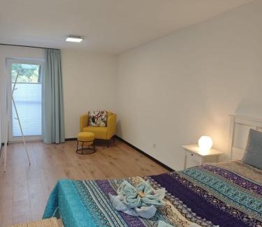 Dedenborn Apartamento | Ferienwohnung Waldblick 1 für 6 Personen und max 2 Hunde
