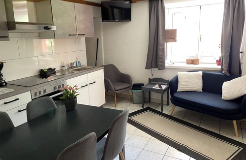 Stall Apartamento | Ferienwohnung Wasserfall mit 2 Schlafzimmer und 2 Badezimmer im Erdgeschoss