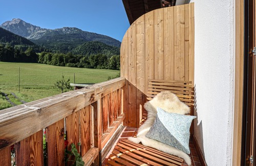 Oberau Apartamento | Ferienwohnung Zinken mit Balkon, 2 Personen, 60 qm