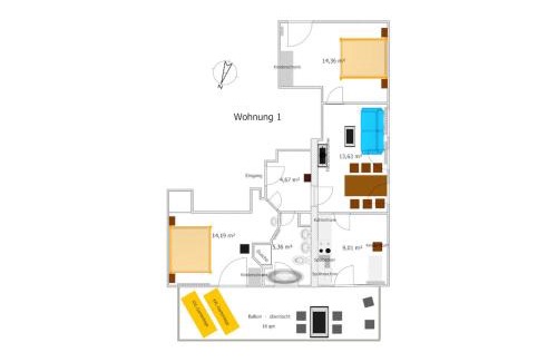 Stegen Apartamento | Ferienwohnungen Stegen