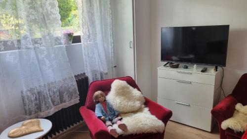 Ulm Casa | Ferienzimmer bei Thomas - Gemütliches Schlaf- und Wohnzimmer mit modernem Bad