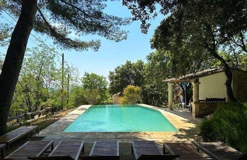 Gigondas Casa | Ferme Rénovée : Vignes, Silence, Piscine et vue à Couper le Souffle, de 2 à 20p