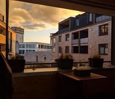Nordhorn Apartamento | FeWo Am Citybogen Aufzug & Loggia
