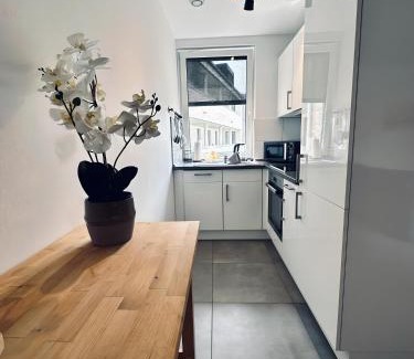 Nordhorn Apartamento | FeWo Am Citybogen Aufzug & Loggia