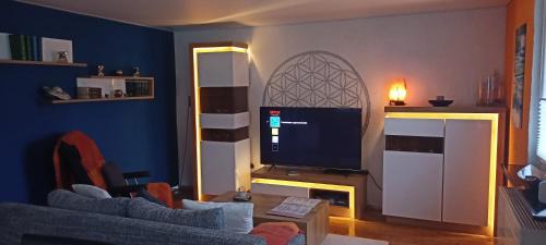 Germersheim Apartamento | FeWo Blaue Oase, Netflix, Massagesessel, Whirlpool Badewanne