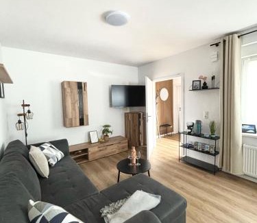 Cloppenburg Apartamento | FeWo Citabria, elegante Wohnung, 2 Schlafzimmer, überdachte Terrasse