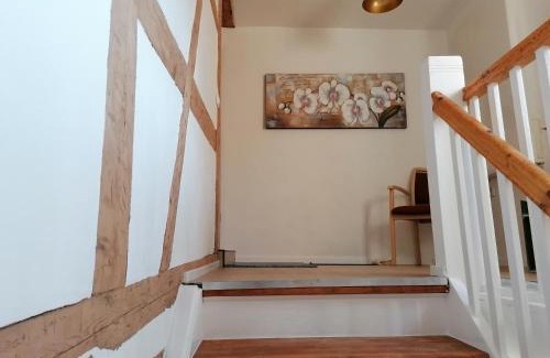 Mobisburg-Rhoda Apartamento | FeWo im Lehm-Fachwerkhaus Erfurt mit 3 einzelnen Schlafzimmern je mit TV