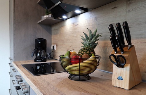 Dorumer Neufeld Apartamento | Fewo Seebrise mit Sauna und Balkon