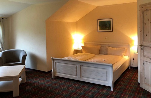Burg-Kauper Apartamento | Fewo Spreewaldblick Iii schlafr./wohnr./küchenz., Du/wc - Ferienhof Spreewaldromantik
