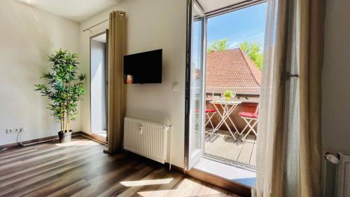 Schwerin Apartamento | FeWoZauber - Domspatz, 50qm, Top-Lage, Style, Dachterrasse, Business