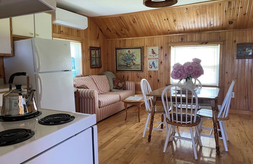 Saint Peters Bay Cabaña | Fiddlehead Cottage on the Bay. Water view, bayside gazebo, trail access, beaches