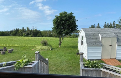 Saint Peters Bay Cabaña | Fiddlehead Cottage on the Bay. Water view, bayside gazebo, trail access, beaches