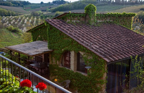 San Pietro in Bossolo Casa | Fienile (4+2) beautiful apartment with pool in Chianti between Florence and Siena