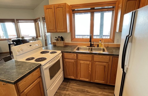 Bigfork Casa | Fill your soul w/ 400' of PRIVATE waterfront w/ dock, lift, diving board & more!