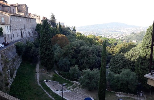 Old Town Apartamento | Finestra sul parco