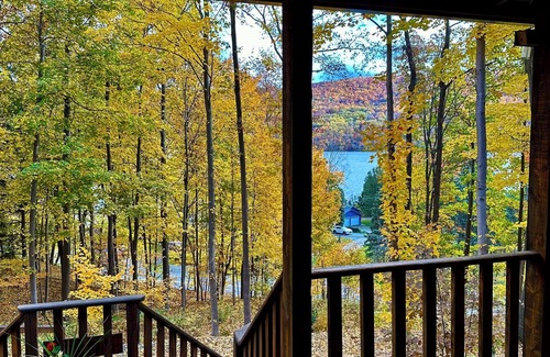 Pulteney Cabina | Finger Lakes Lodge overlooking Keuka Lake with 1st floor master bed & bath!