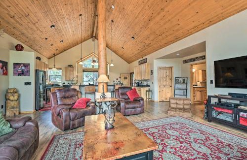 Groom Creek Casa | Fire Pit, Deck and Grill Serene Prescott Cabin!