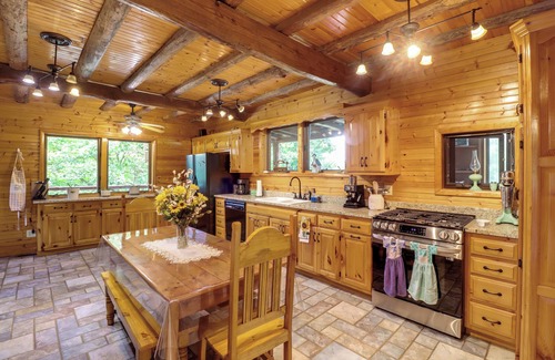 Harrison Cabina | Fire Pit, Game Room & Mtn Views: Cabin in Harrison
