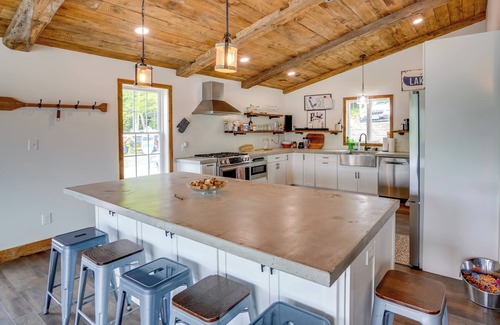 Averill Park Casa | Fire Pit + Views: Crooked Lake Group Getaway!