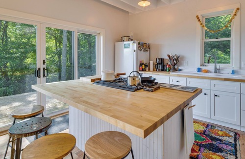 Spruce Pine Apartamento | Fire Pit & Views: Pet-Friendly Spruce Pine Studio