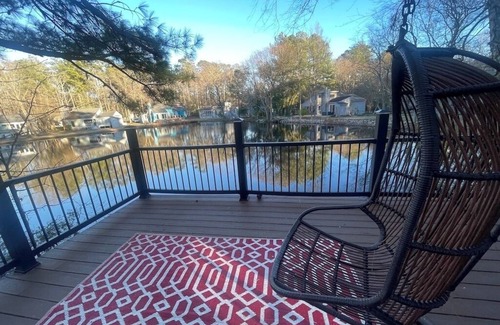 Rocky Mount Casa | Fish from your deck near 10th hole of golf course