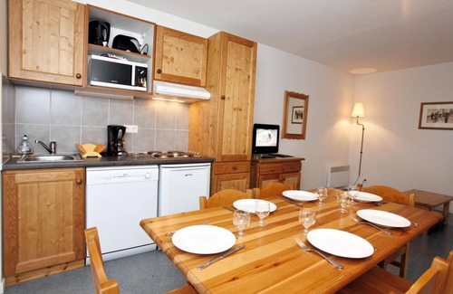Avrieux Apartamento | Fitness, terraza, parking, tv, local para esquís, 67m², La Norma