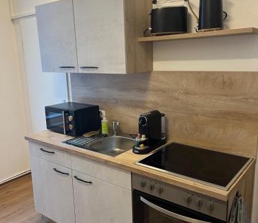 Wittenberge Apartamento | Five-O Apartment Precht - QueenSize Bett