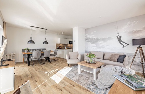 Schleswig Apartamento | Fjord berth 5 - balcony, garden furniture, underfloor heating, shower, desk