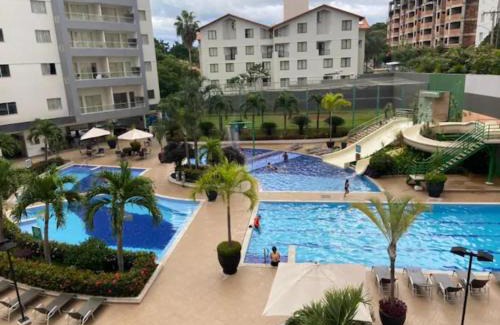 Pousada do Rio Quente Apartamento | Flat 123 - Veredas - 300 metros Hot Park - Vista Piscina