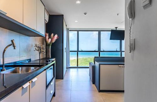 Barra de Jangada Apartamento | Flat Beira-Mar Vista Rio | Piscina & Sauna HS2203