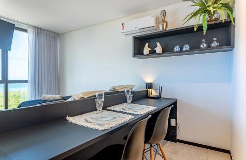 Barra de Jangada Apartamento | Flat Beira-Mar Vista Rio | Piscina & Sauna HS2203