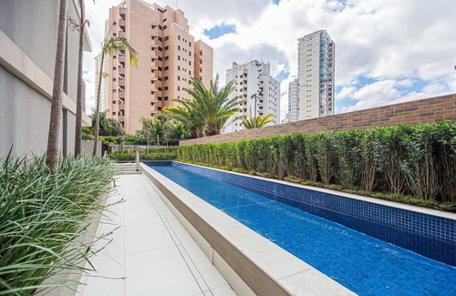 Vila Mariana Apartamento | Flat c Piscina e Academia na Ch Cara Klabin