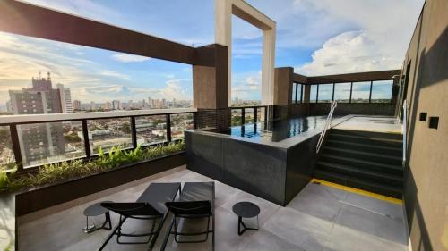 Santa Fe Apartamento | Flat de Luxo, Alto, Próximo ao Shopping