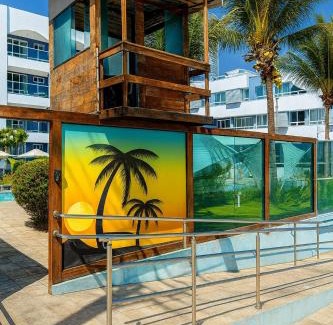 Madinat Zayed Apartamento | Flat hotel Beira Mar Ponta negra beach