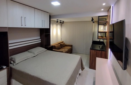 Angra dos Reis Apartamento | FLAT IN PRAIA GRANDE ON THE BEIRA MAR WITH PARKING