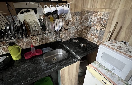 Itapua Apartamento | Flat na Praia de Itapuã no Térreo com AR-Condicionado - SEM TAXAS