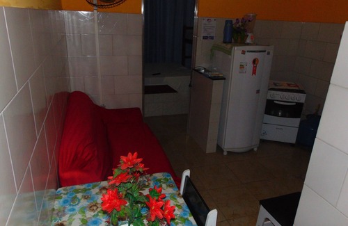 Itapua Apartamento | Flat na Praia de Itapuã no Térreo com AR-Condicionado - SEM TAXAS