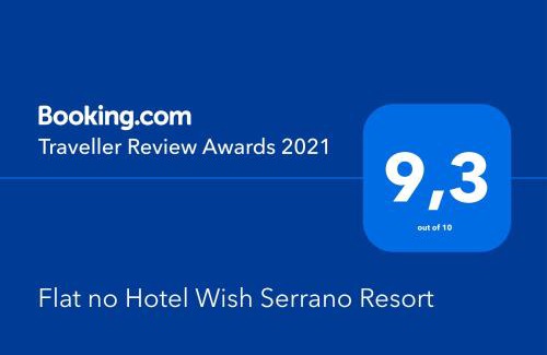 Planalto Apartamento | Flat no Hotel Wish Serrano Resort