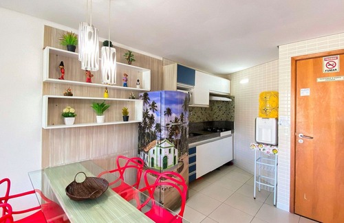 Tamandare Condominio | Flat Overlooking The Pool - 01 Bedrooms - Carneiros Beach Resort (B19-5)