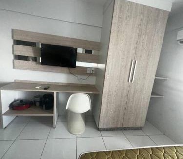 Setor Lagoa Quente Apartamento | Flat para 4 adultos e 1 criança até 8 anos