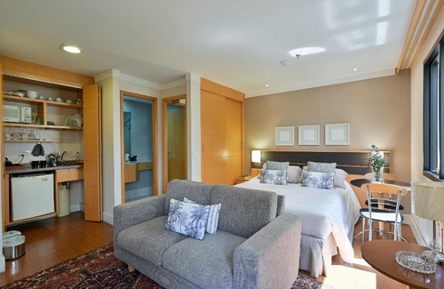 Jardins Apartamento | Flat particular com duas suítes em hotel nos Jardins!