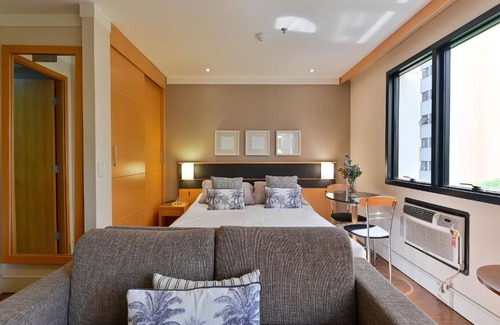 Jardins Apartamento | Flat particular com duas suítes em hotel nos Jardins!