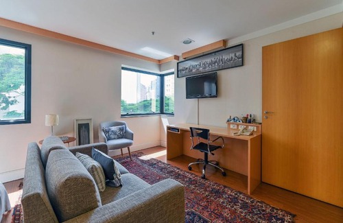 Jardins Apartamento | Flat particular com duas suítes em hotel nos Jardins!