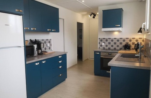 Asnelles Apartamento | Apartamento-Apartamento-Baño privado con ducha-Vista a la Ciudad