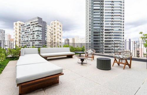 Sao Paulo Apartamento | Flat Wi-Fi 290m Metro Vila Madalena - SP