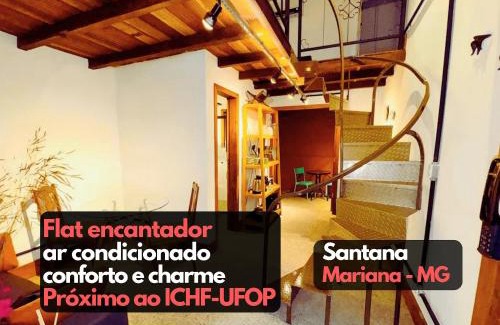 Ouro Preto Casa | Flat2 Charmoso ar condicionado próx ICHF-UFOP Mariana MG