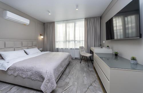 Darnyckyj Apartamento | FlatRent Olympic Park, метро Бориспільська поруч!