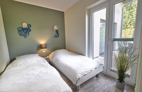 Muritz Apartamento | FLEESENTRAUM Villa Silbermöwe - Luxushaus - Ideal für Familien - Whirlpool Sauna Kamin Garten - Hunde willkommen!