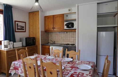 Aussois Apartamento | Piso -1, terraza, tv, local para esquís, 41m², Aussois